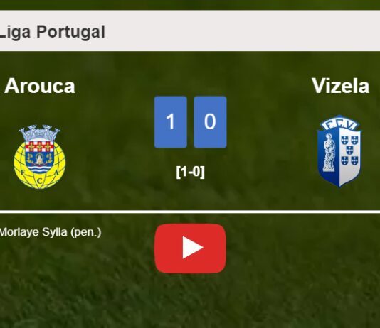 Arouca conquers Vizela 1-0 with a goal scored by M. Sylla. HIGHLIGHTS