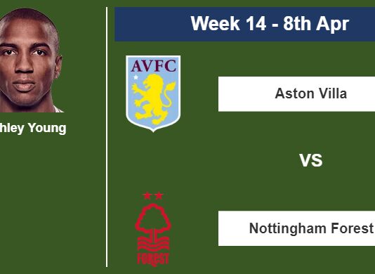 FANTASY PREMIER LEAGUE. Ashley Young statistics before facing Nottingham Forest on Saturday 8th of April for the 14th week.