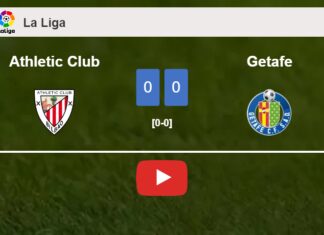 Athletic Club draws 0-0 with Getafe on Saturday. HIGHLIGHTS