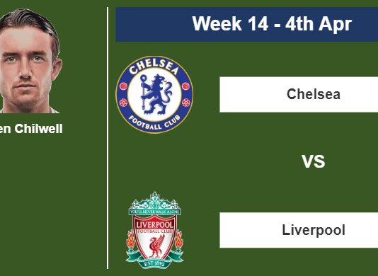 FANTASY PREMIER LEAGUE. Ben Chilwell statistics before facing Liverpool on Tuesday 4th of April for the 14th week.
