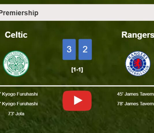 Celtic conquers Rangers 3-2. HIGHLIGHTS