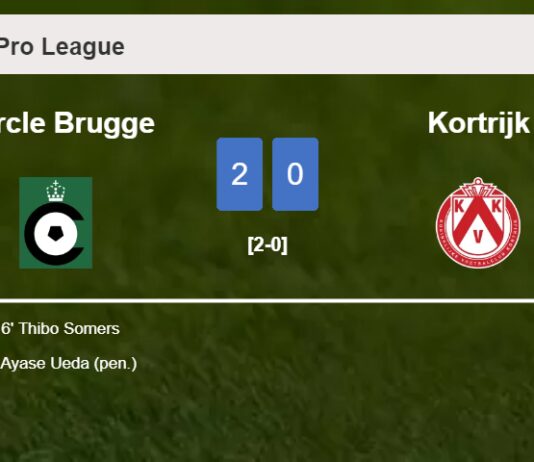 Cercle Brugge prevails over Kortrijk 2-0 on Saturday