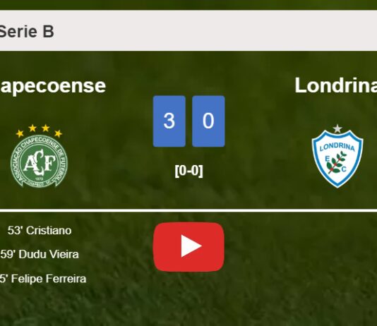 Chapecoense overcomes Londrina 3-0. HIGHLIGHTS
