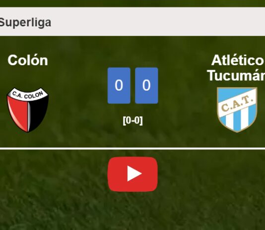 Colón draws 0-0 with Atlético Tucumán with José Neris missing a penalt. HIGHLIGHTS