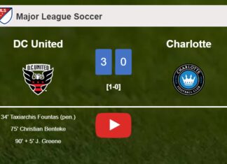 DC United tops Charlotte 3-0. HIGHLIGHTS