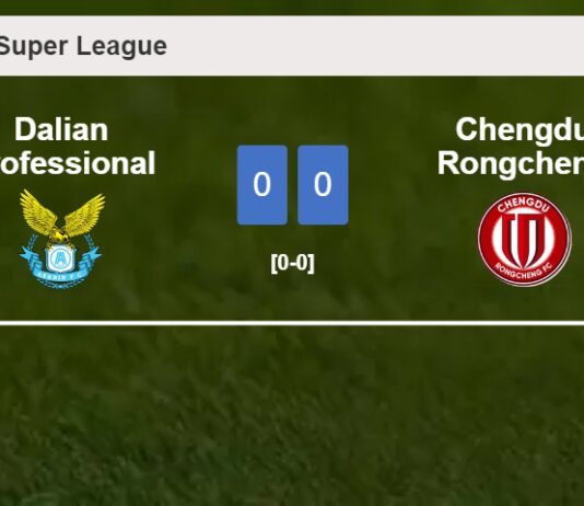 Dalian Professional draws 0-0 with Chengdu Rongcheng on Wednesday