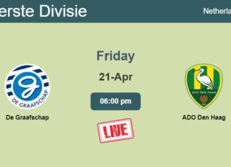 How to watch De Graafschap vs. ADO Den Haag on live stream and at what time