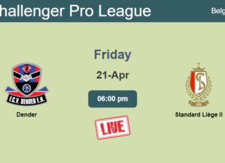 How to watch Dender vs. Standard Liège II on live stream and at what time