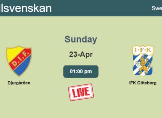 How to watch Djurgården vs. IFK Göteborg on live stream and at what time