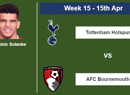 FANTASY PREMIER LEAGUE. Dominic Solanke statistics before facing Tottenham Hotspur on Saturday 15th of April for the 15th week.