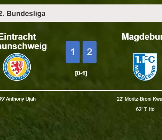 Magdeburg beats Eintracht Braunschweig 2-1