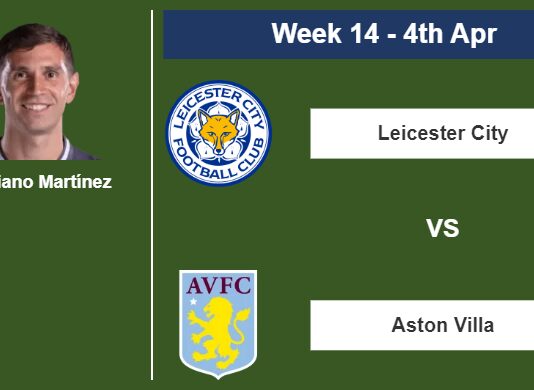 FANTASY PREMIER LEAGUE. Emiliano Martínez statistics before facing Leicester City on Tuesday 4th of April for the 14th week.