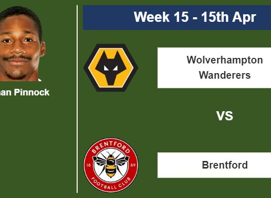 FANTASY PREMIER LEAGUE. Ethan Pinnock statistics before facing Wolverhampton Wanderers on Saturday 15th of April for the 15th week.