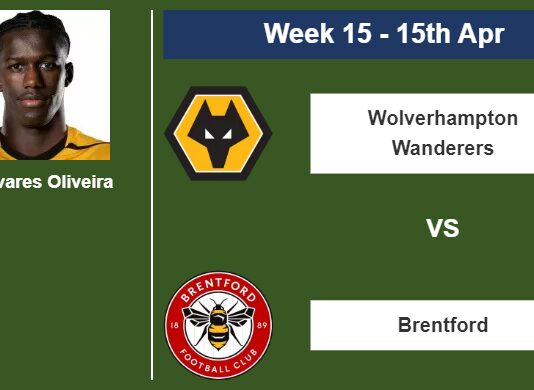 FANTASY PREMIER LEAGUE. F. Tavares Oliveira statistics before facing Brentford on Saturday 15th of April for the 15th week.