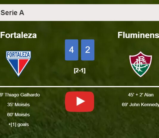 Fortaleza conquers Fluminense 4-2. HIGHLIGHTS
