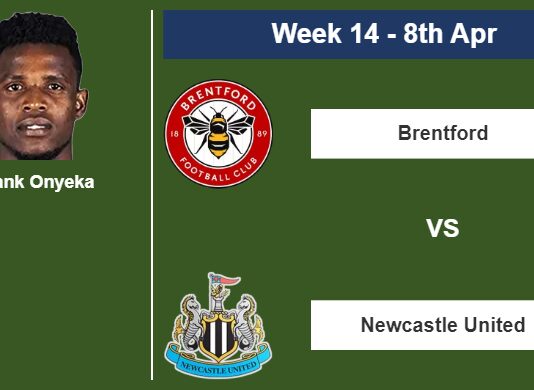FANTASY PREMIER LEAGUE. Frank Onyeka statistics before facing Newcastle United on Saturday 8th of April for the 14th week.