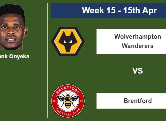 FANTASY PREMIER LEAGUE. Frank Onyeka statistics before facing Wolverhampton Wanderers on Saturday 15th of April for the 15th week.