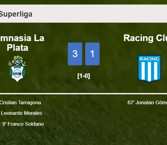 Gimnasia La Plata conquers Racing Club 3-1