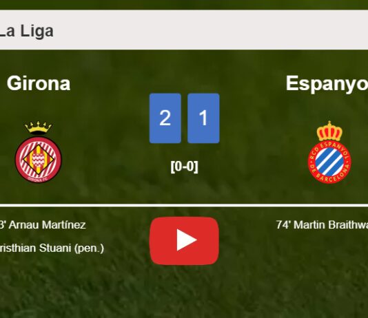 Girona snatches a 2-1 win against Espanyol. HIGHLIGHTS