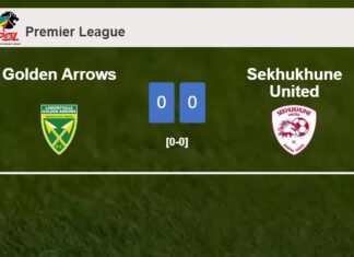 Golden Arrows draws 0-0 with Sekhukhune United on Sunday