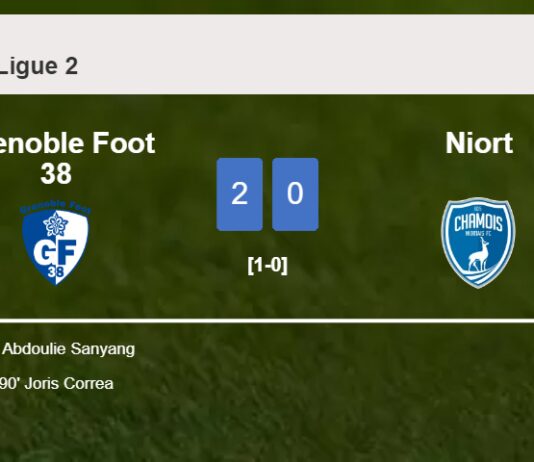 Grenoble Foot 38 surprises Niort with a 2-0 win