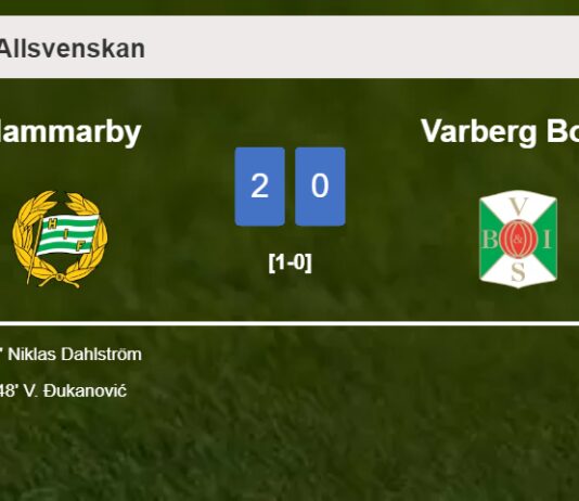 Hammarby defeats Varberg BoIS 2-0 on Saturday