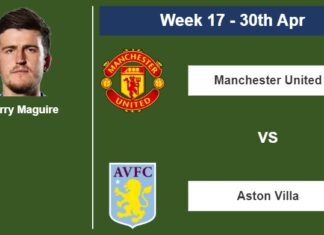 FANTASY PREMIER LEAGUE. Harry Maguire statistics before taking on Aston Villa on Sunday 30th of April for the 17th week.