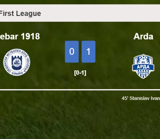 Arda prevails over Hebar 1918 1-0 with a goal scored by S. Ivanov
