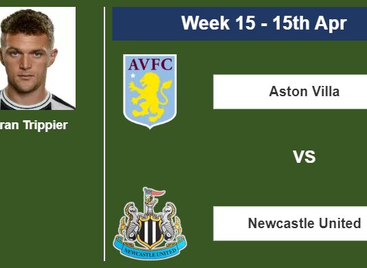 FANTASY PREMIER LEAGUE. Kieran Trippier statistics before facing Aston Villa on Saturday 15th of April for the 15th week.