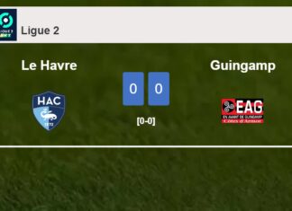 Guingamp stops Le Havre with a 0-0 draw