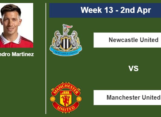 FANTASY PREMIER LEAGUE. Lisandro Martínez statistics before facing Newcastle United on Sunday 2nd of April for the 13th week.