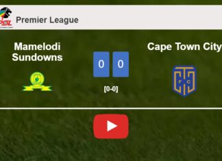 Mamelodi Sundowns draws 0-0 with Cape Town City on Tuesday. HIGHLIGHTS