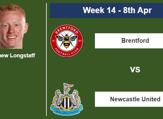 FANTASY PREMIER LEAGUE. Matthew Longstaff statistics before facing Brentford on Saturday 8th of April for the 14th week.