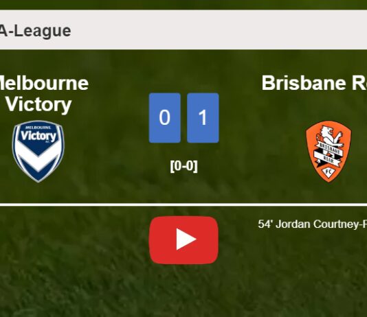 Brisbane Roar conquers Melbourne Victory 1-0 with a goal scored by J. Courtney-Perkins. HIGHLIGHTS