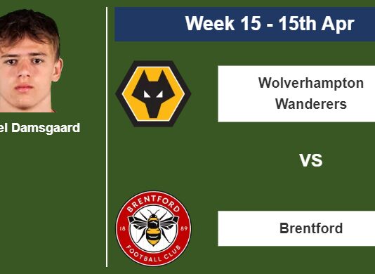 FANTASY PREMIER LEAGUE. Mikkel Damsgaard statistics before facing Wolverhampton Wanderers on Saturday 15th of April for the 15th week.