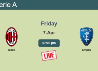 How to watch Milan vs. Empoli on live stream and at what time