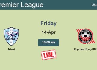 How to watch Minai vs. Kryvbas Kryvyi Rih on live stream and at what time