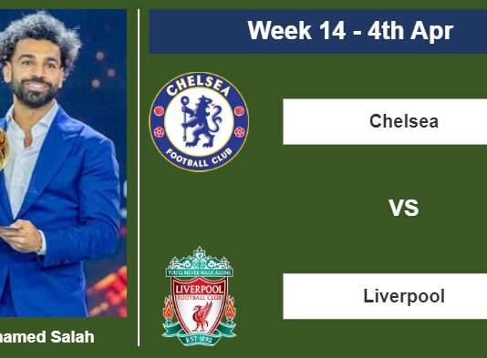 FANTASY PREMIER LEAGUE. Mohamed Salah statistics before facing Chelsea on Tuesday 4th of April for the 14th week.