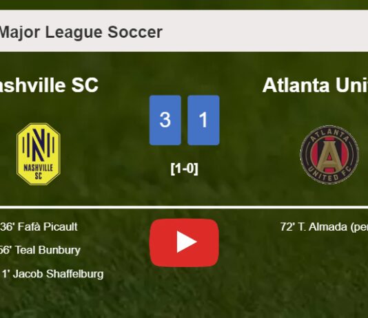 Nashville SC prevails over Atlanta United 3-1. HIGHLIGHTS