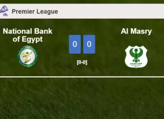 National Bank of Egypt draws 0-0 with Al Masry on Tuesday