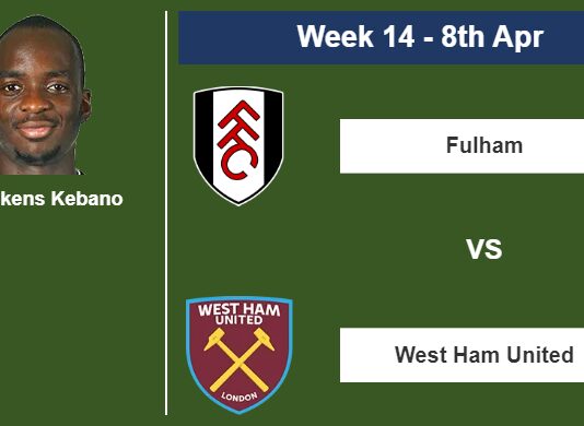 FANTASY PREMIER LEAGUE. Neeskens Kebano statistics before facing West Ham United on Saturday 8th of April for the 14th week.