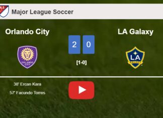 Orlando City beats LA Galaxy 2-0 on Sunday. HIGHLIGHTS