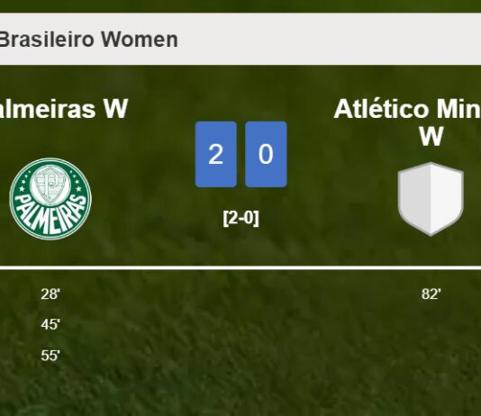 Palmeiras W beats Atlético Mineiro W 3-1