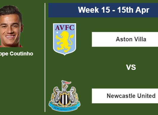 FANTASY PREMIER LEAGUE. Philippe Coutinho statistics before facing Newcastle United on Saturday 15th of April for the 15th week.