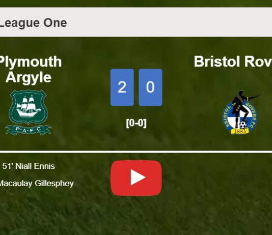 Plymouth Argyle surprises Bristol Rovers with a 2-0 win. HIGHLIGHTS