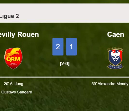 Quevilly Rouen beats Caen 2-1
