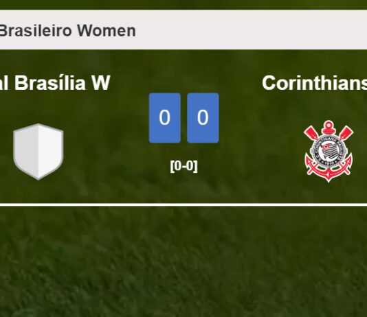 Real Brasília W draws 0-0 with Corinthians W on Sunday