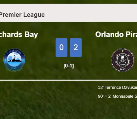 Orlando Pirates prevails over Richards Bay 2-0 on Saturday