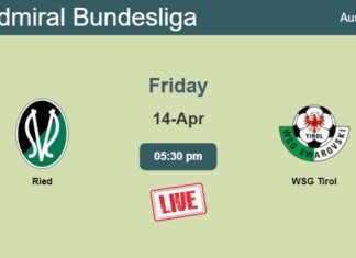 How to watch Ried vs. WSG Tirol on live stream and at what time
