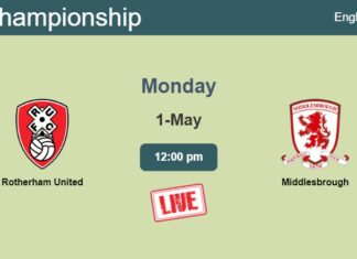 How to watch Rotherham United vs. Middlesbrough on live stream and at what time